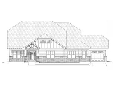 Craftsman House Plan, 062H-0044